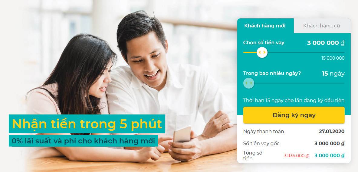 Top 9 Vay tiền nhanh online không cần thế chấp